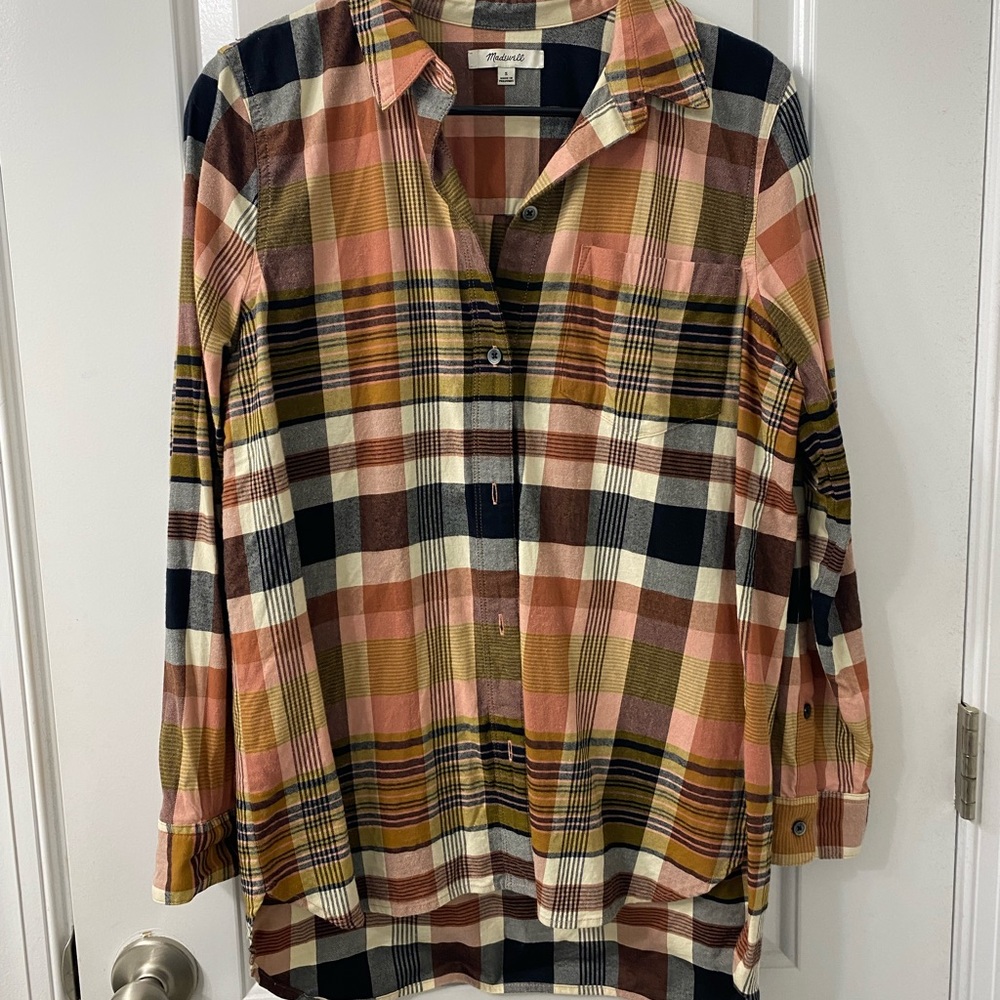 Madewell plaid button-down shirt